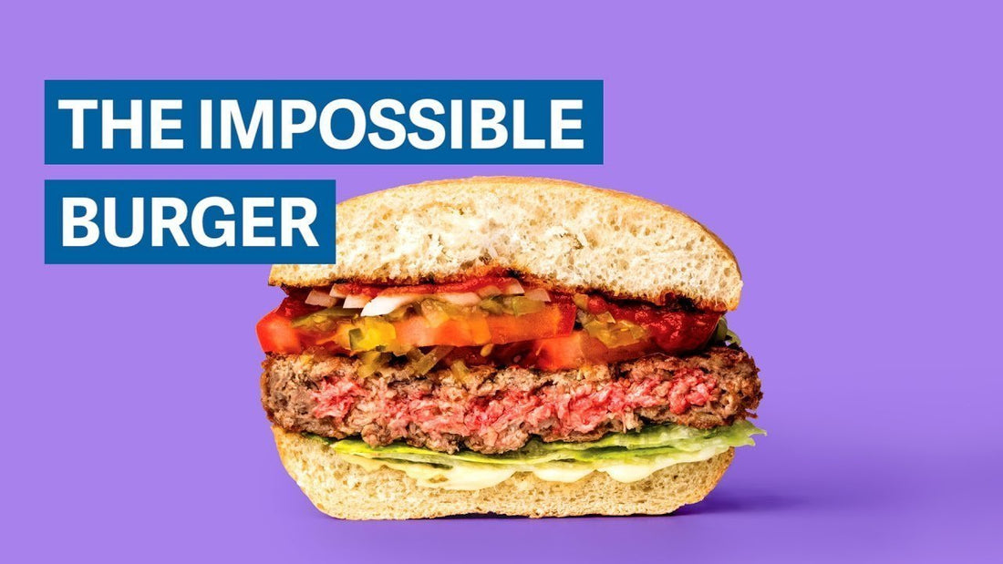 Trying The Impossible Burger For The First Time|Young Vegans | Chocolate Ancestor