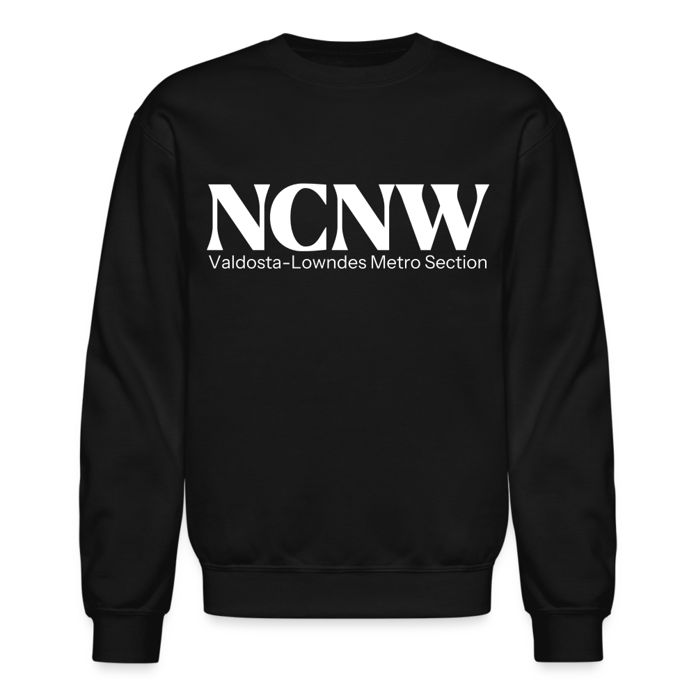 Valdosta-Lowndes Metropolitan Section NCNW Crewneck Sweatshirt - black