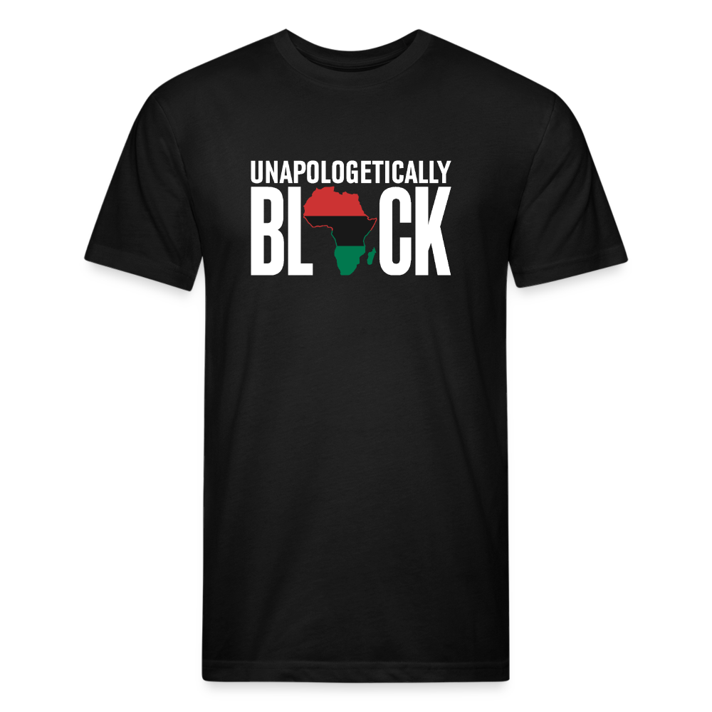 Unapologetically Black RBG Unisex Fitted Cotton/Poly T-Shirt (Style 2) - black