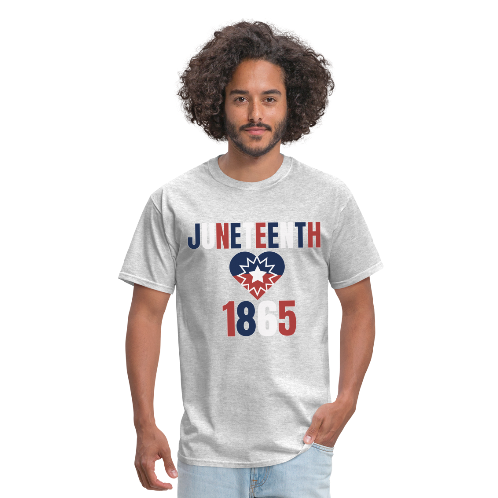 Juneteenth 1865 Flag Unisex Classic T-Shirt - heather gray