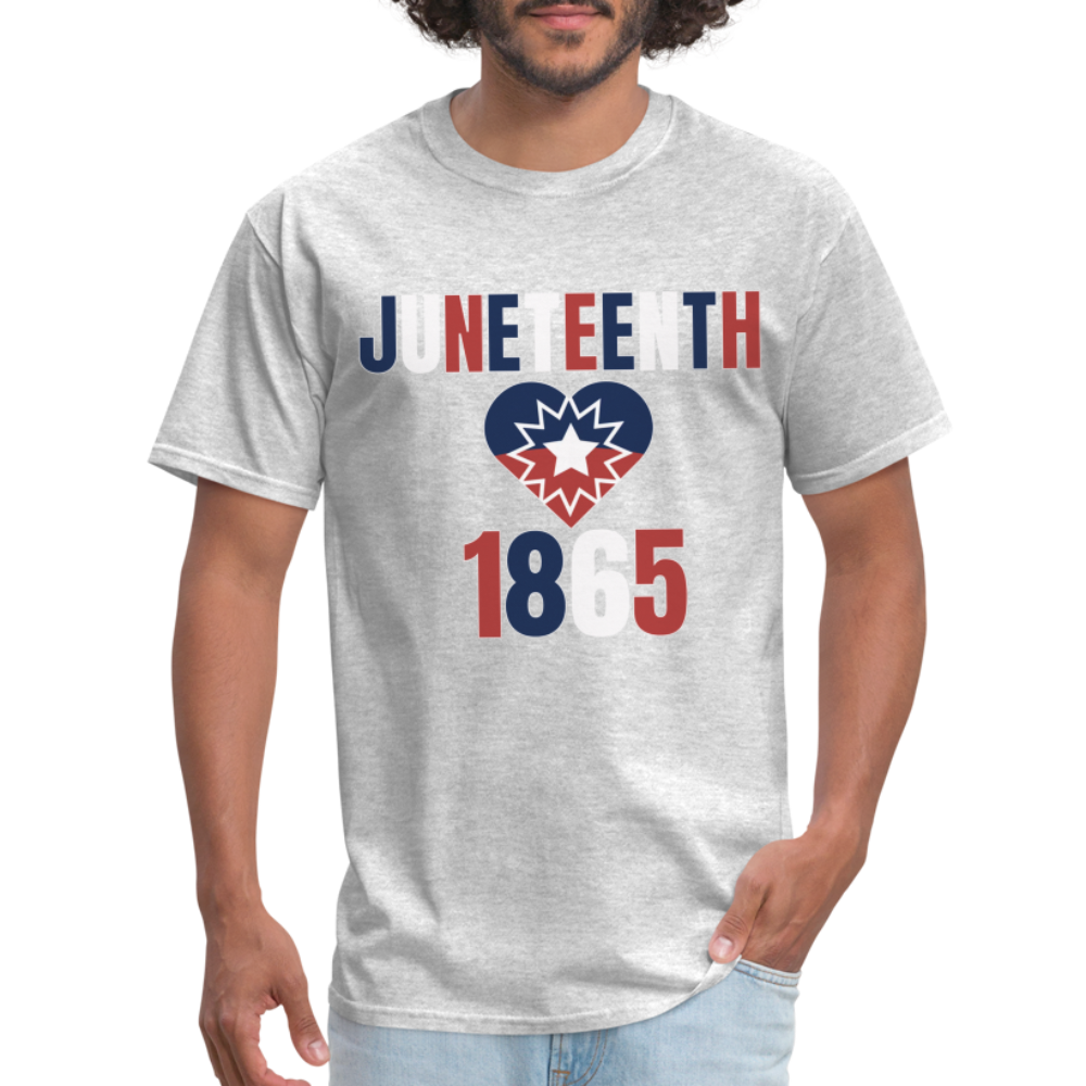 Juneteenth 1865 Flag Unisex Classic T-Shirt - heather gray