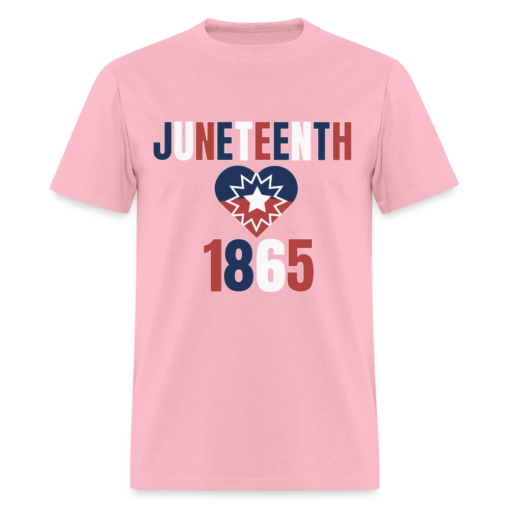 Juneteenth 1865 Flag Unisex Classic T-Shirt - pink