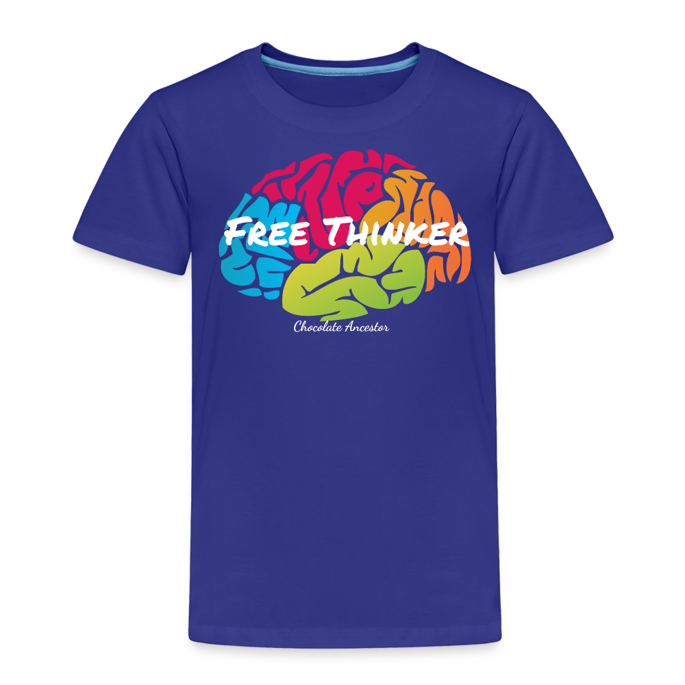 Free Thinker Toddler Premium T-Shirt - royal blue