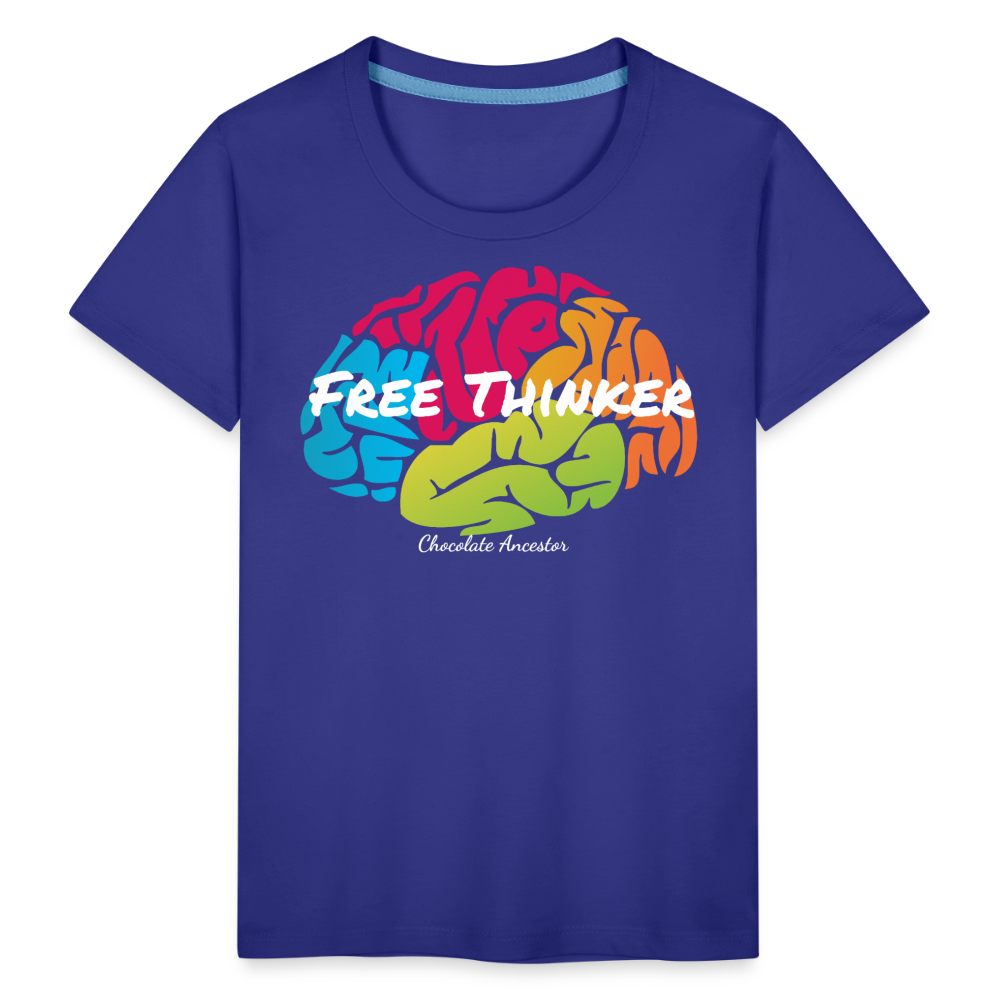 Free Thinker Toddler Premium T-Shirt - royal blue