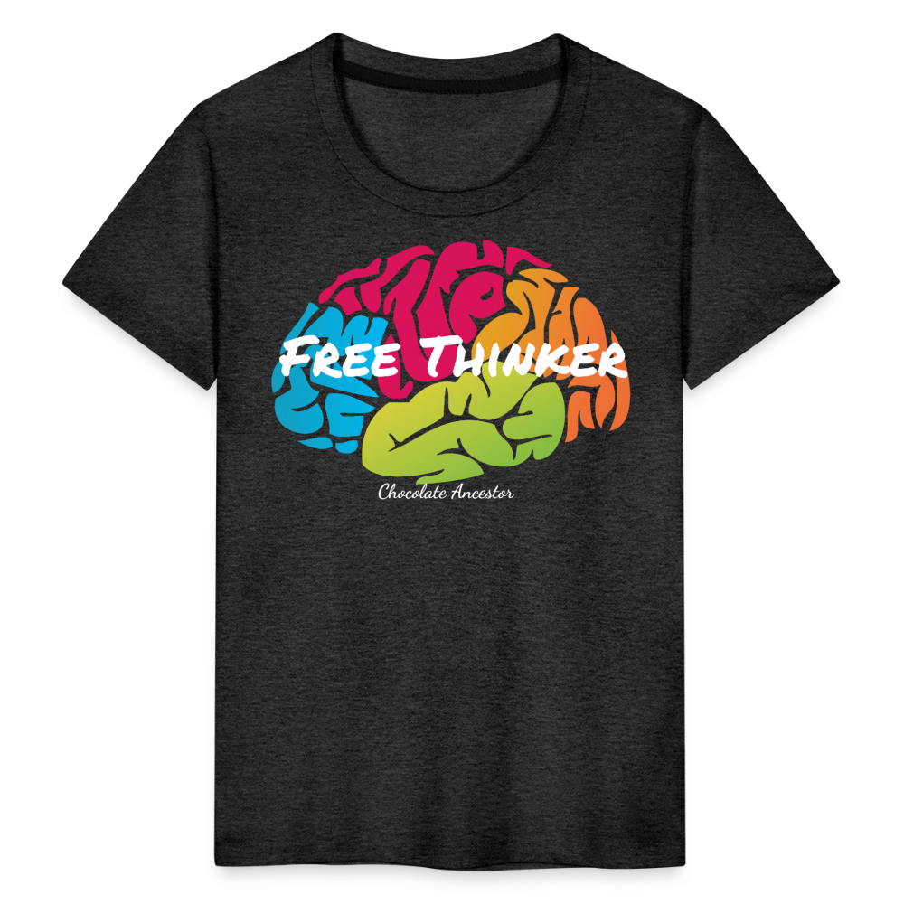 Free Thinker Toddler Premium T-Shirt - charcoal grey