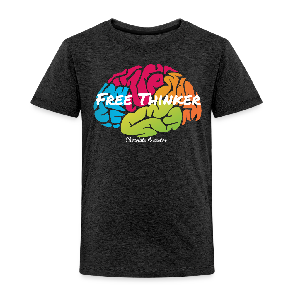 Free Thinker Toddler Premium T-Shirt - charcoal grey