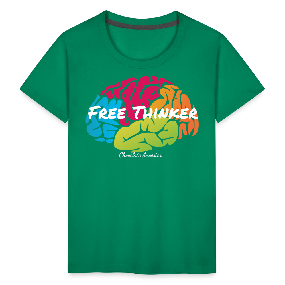 Free Thinker Toddler Premium T-Shirt - kelly green