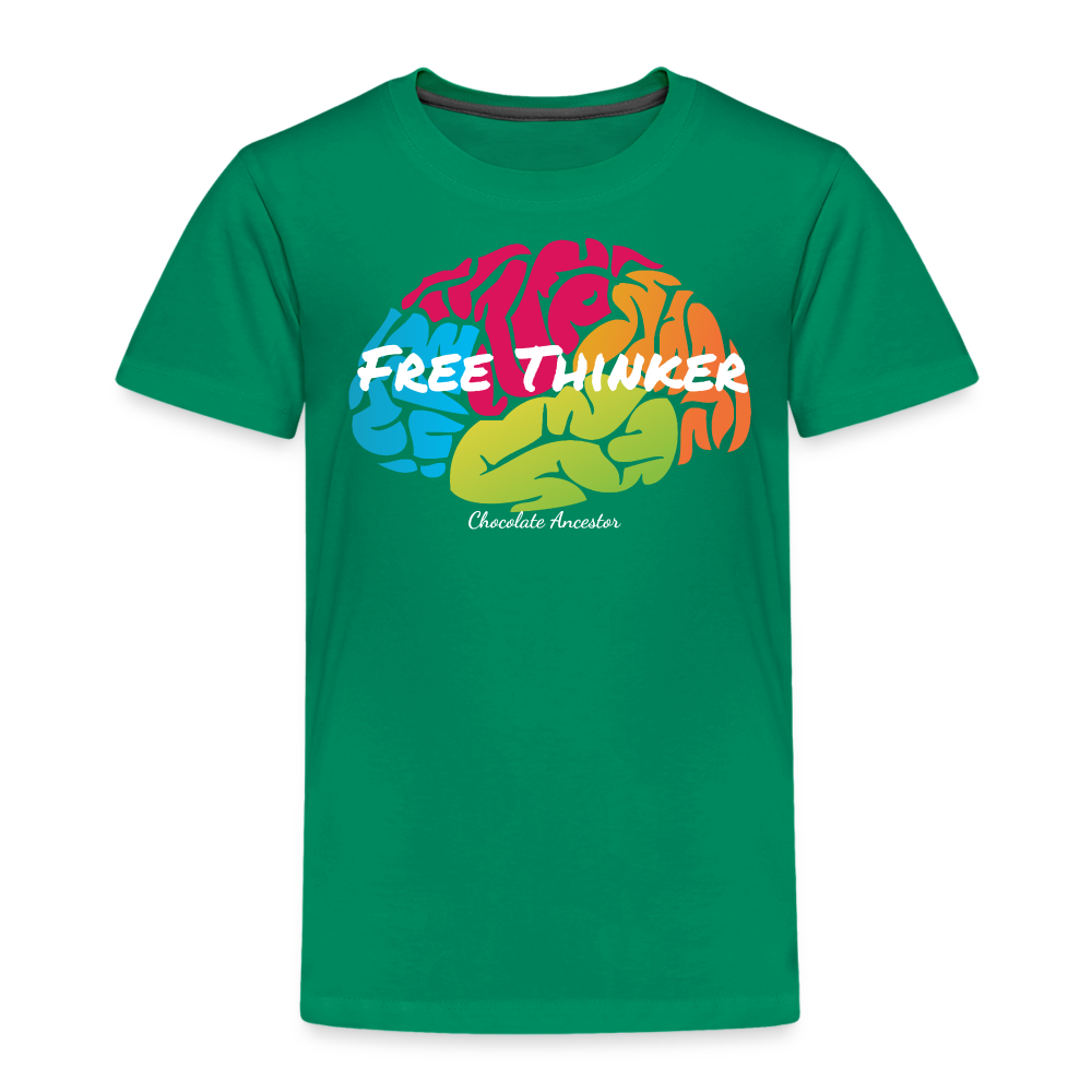 Free Thinker Toddler Premium T-Shirt - kelly green