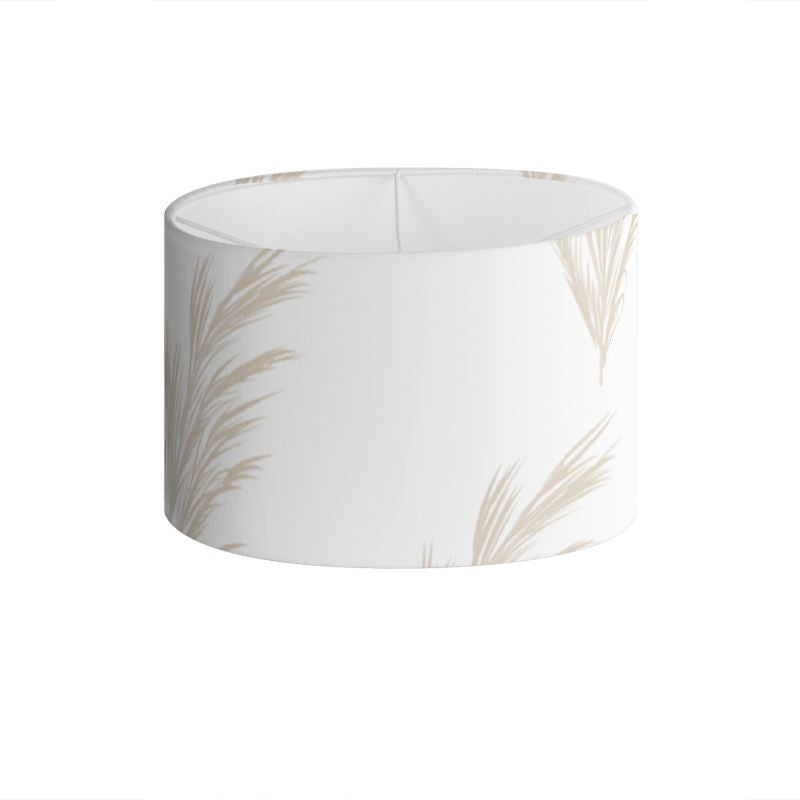 Delicate Pampas Bespoke Drum Lamp Shade