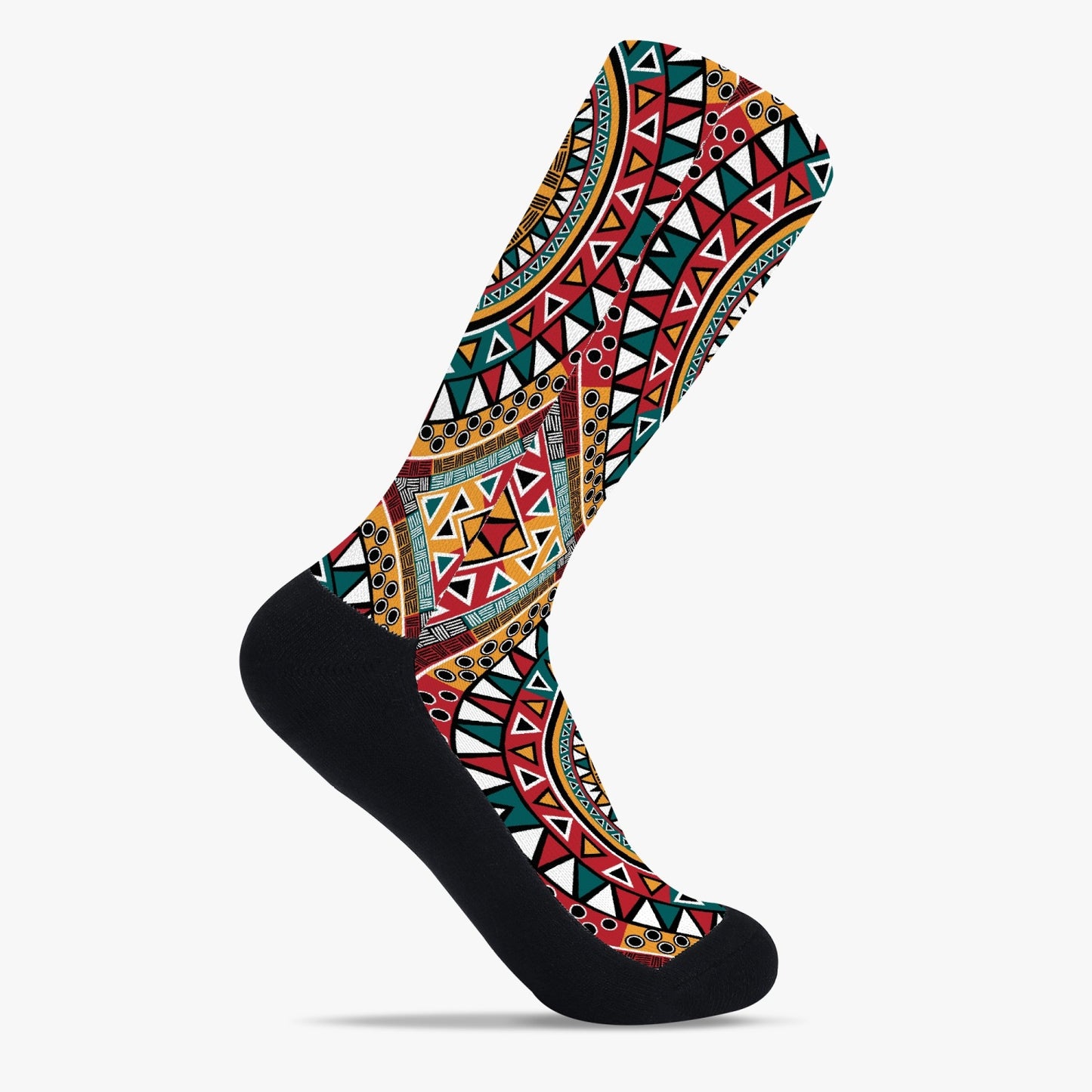 Tribal Kaleidoscope Unisex Reinforced Sports Socks