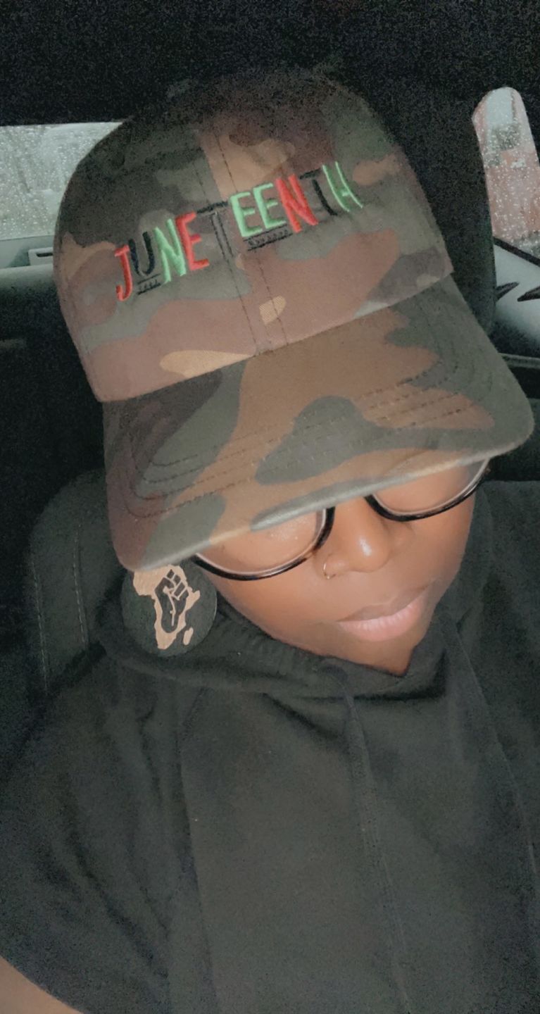 Juneteenth Pan African RBG Dad hat