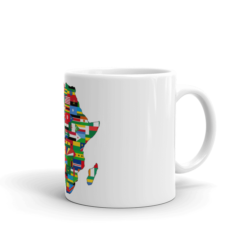 African Flags Mug - Chocolate Ancestor