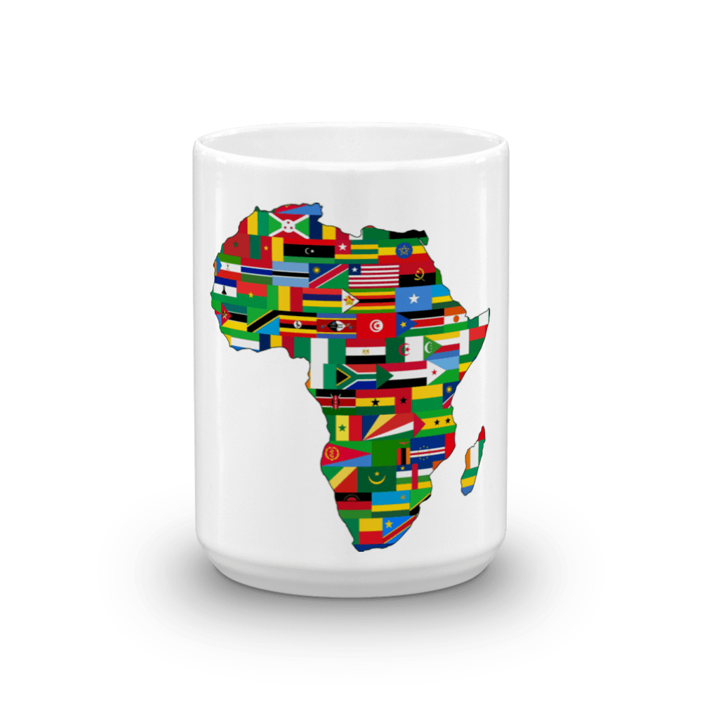 African Flags Mug - Chocolate Ancestor