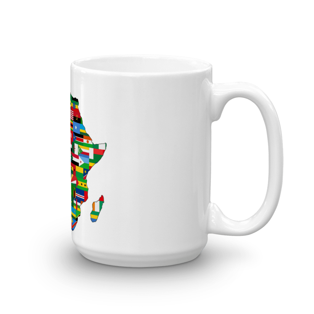 African Flags Mug - Chocolate Ancestor