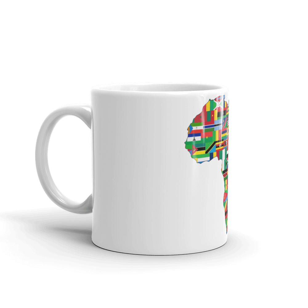 African Flags Mug - Chocolate Ancestor