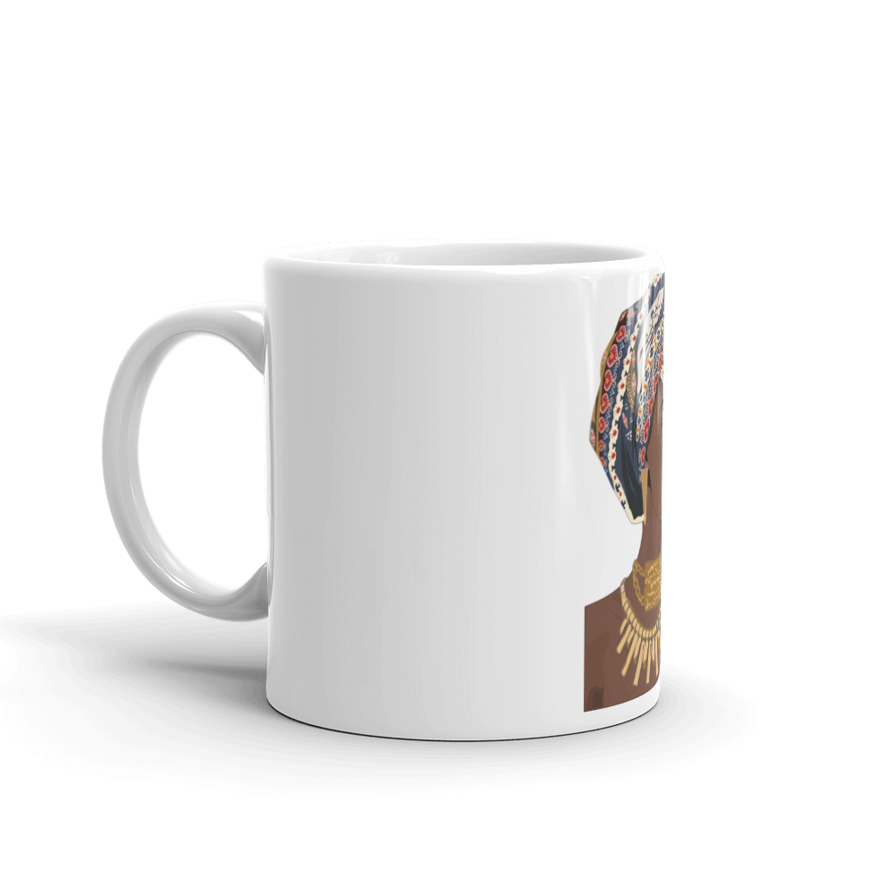 African Headwrap Diva Mug - Chocolate Ancestor