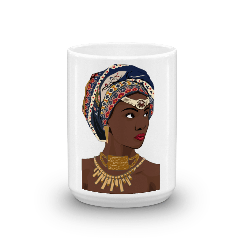 African Headwrap Diva Mug - Chocolate Ancestor