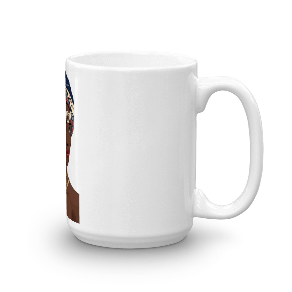 African Headwrap Diva Mug - Chocolate Ancestor