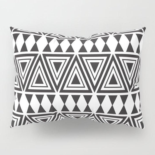 Afrocentric Geo Bespoke Pillow Shams - Chocolate Ancestor