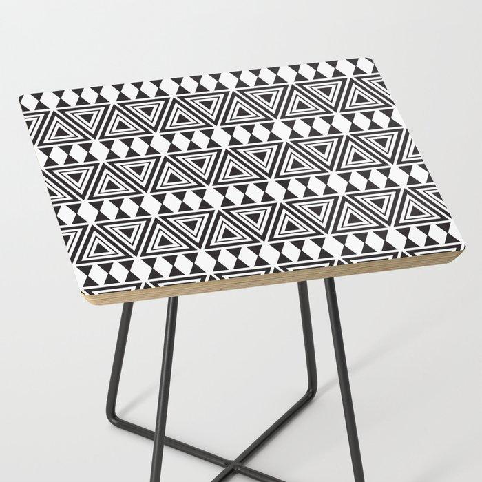 Afrocentric Geo Bespoke Side Tables - Chocolate Ancestor