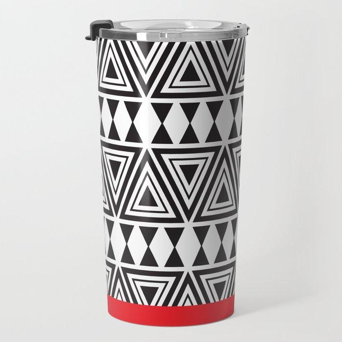 Afrocentric Geo Bespoke Travel Mug - Chocolate Ancestor