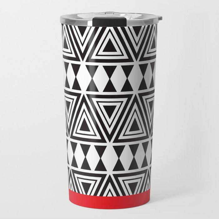 Afrocentric Geo Bespoke Travel Mug - Chocolate Ancestor