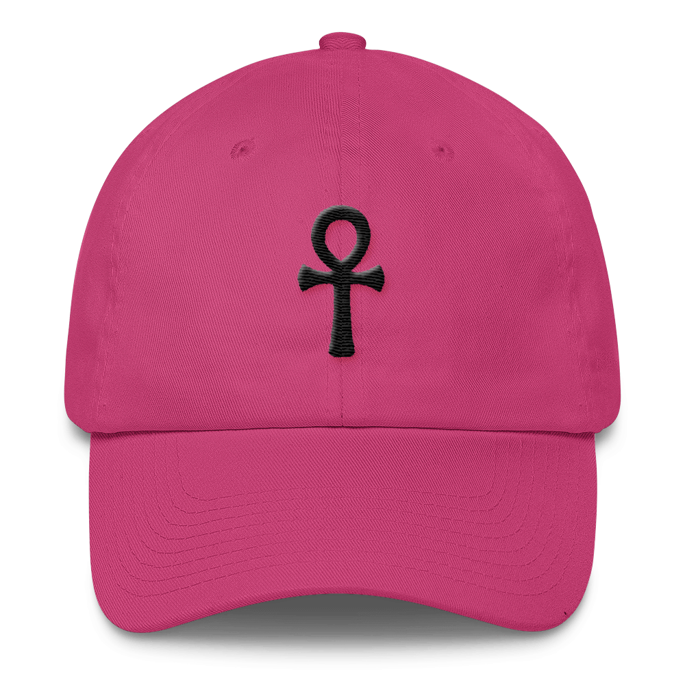 Ankh (3D Puff) Cotton Cap - Chocolate Ancestor