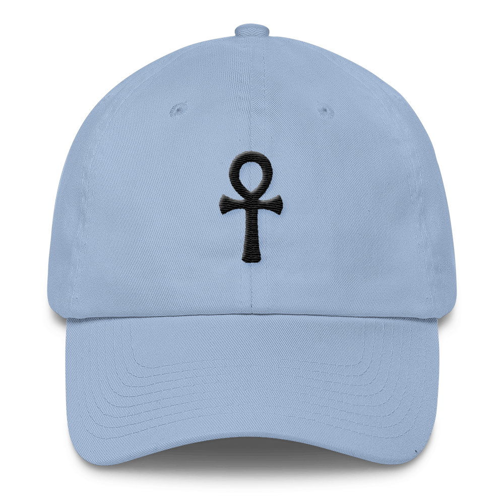 Ankh (3D Puff) Cotton Cap - Chocolate Ancestor