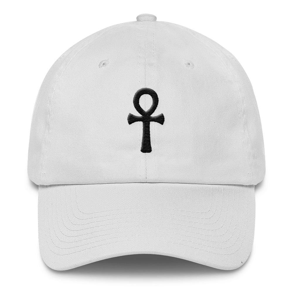 Ankh (3D Puff) Cotton Cap - Chocolate Ancestor