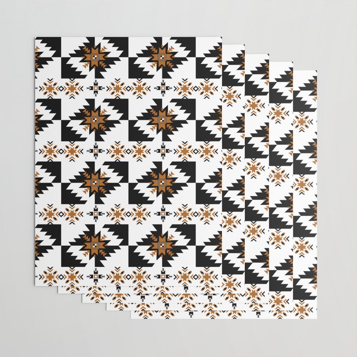 Aztec Golden Tribal Bespoke Wrapping Paper