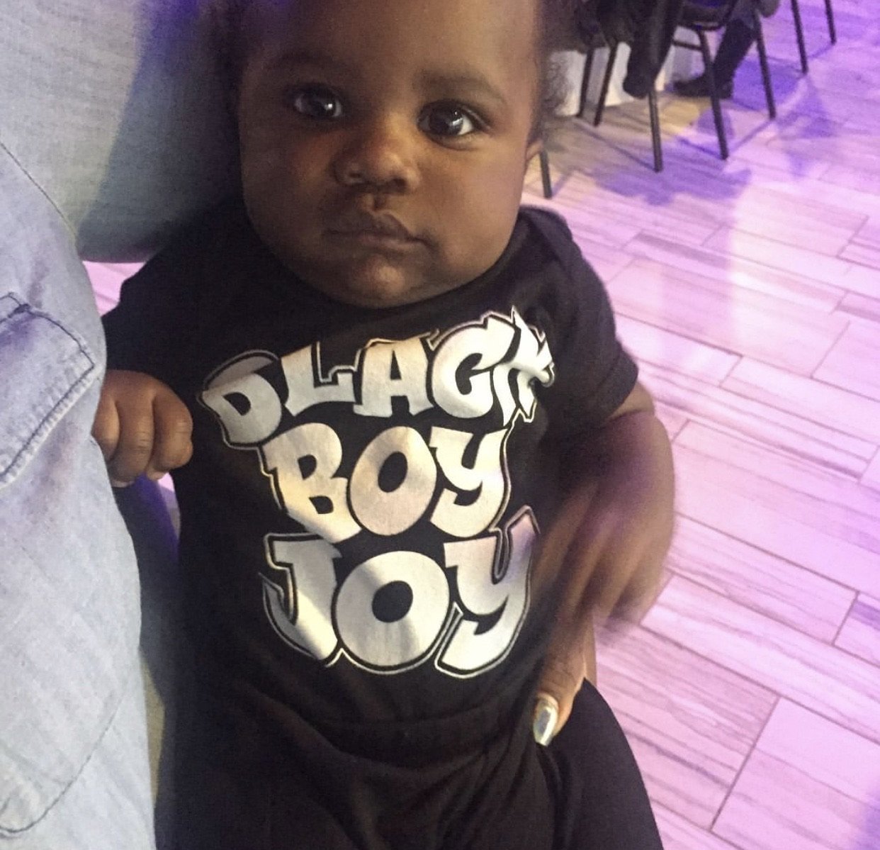 Black Boy Joy Infant Tee - Chocolate Ancestor