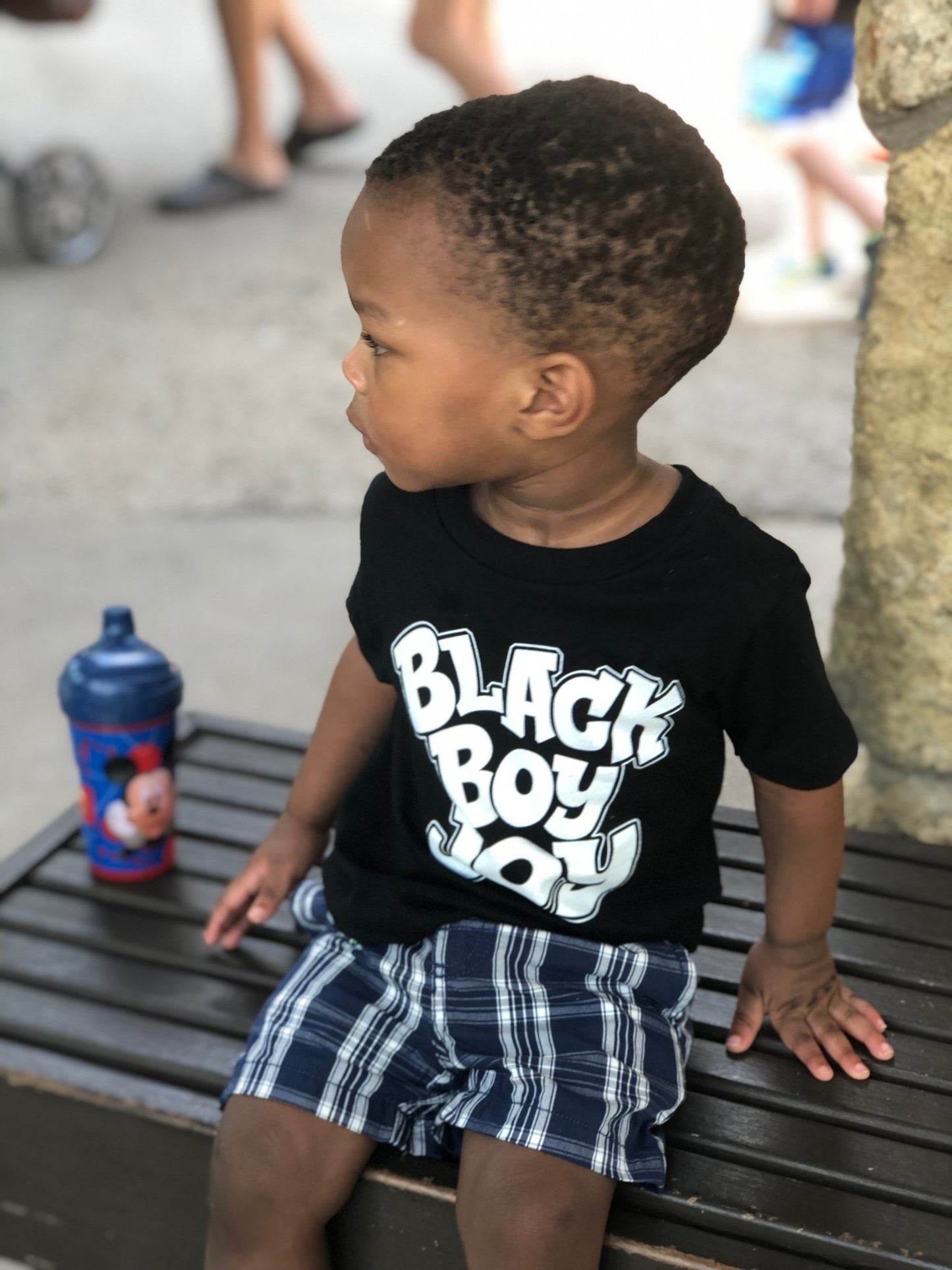 Black Boy Joy Infant Tee - Chocolate Ancestor