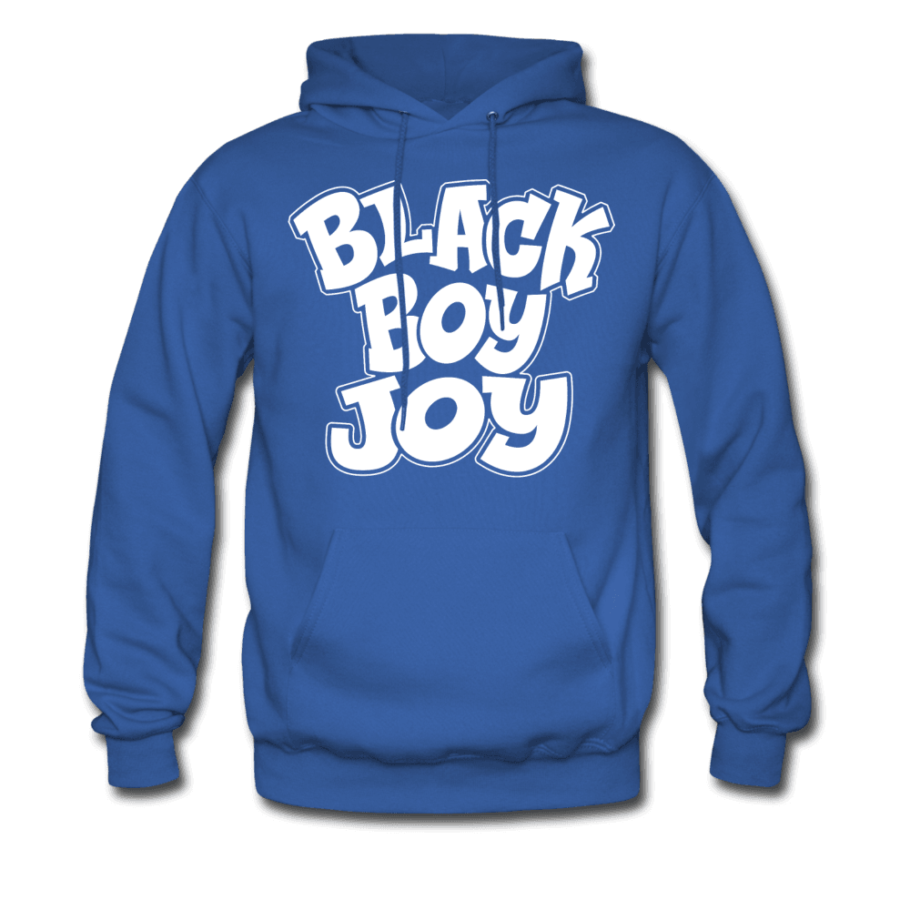 Black Boy Joy Men's Hoodie (Style 2) - Chocolate Ancestor