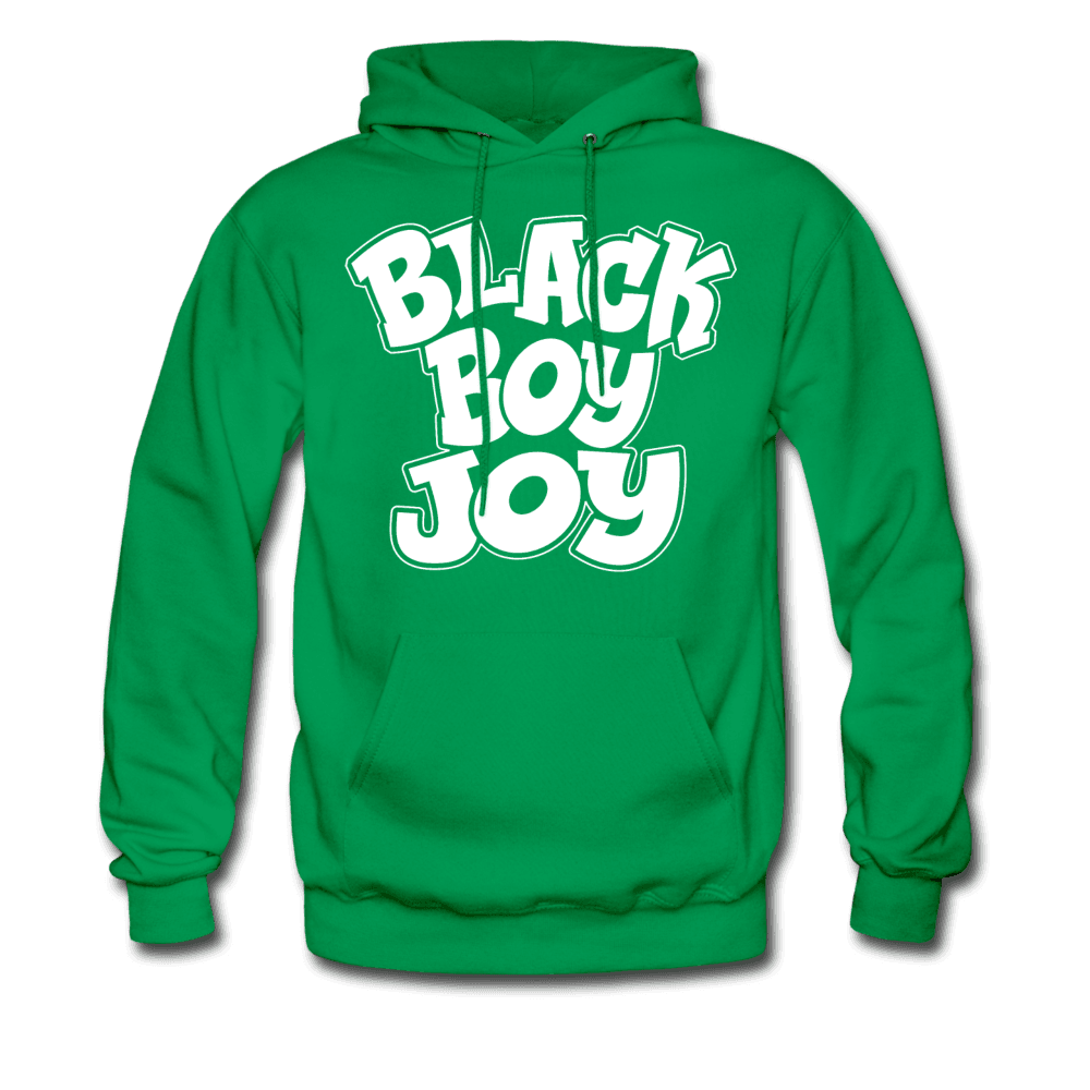 Black Boy Joy Men's Hoodie (Style 2) - Chocolate Ancestor