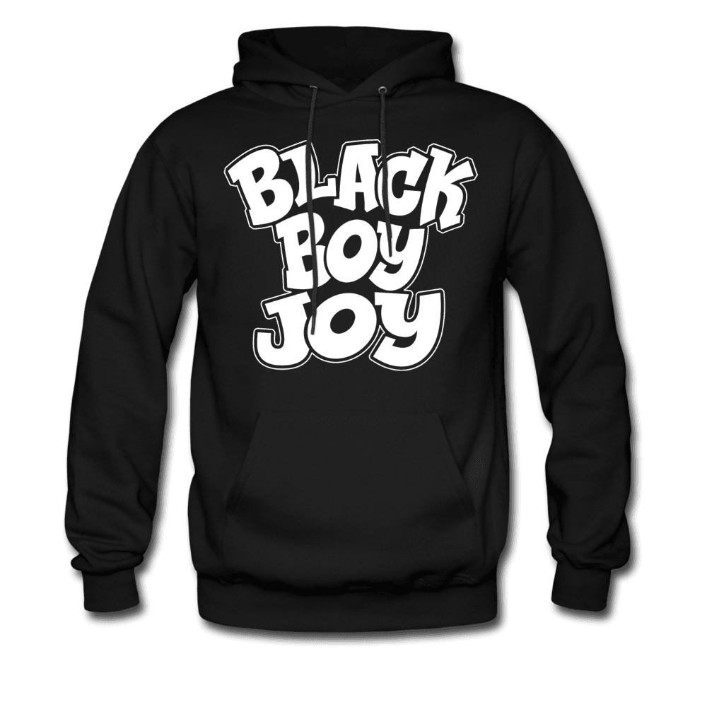 Black Boy Joy Men's Hoodie (Style 2) - Chocolate Ancestor