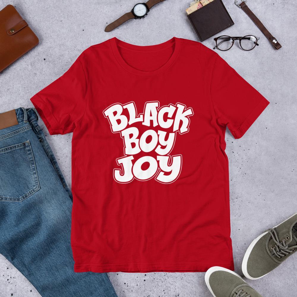 Black Boy Joy Men's Short-Sleeve T-Shirt - Chocolate Ancestor