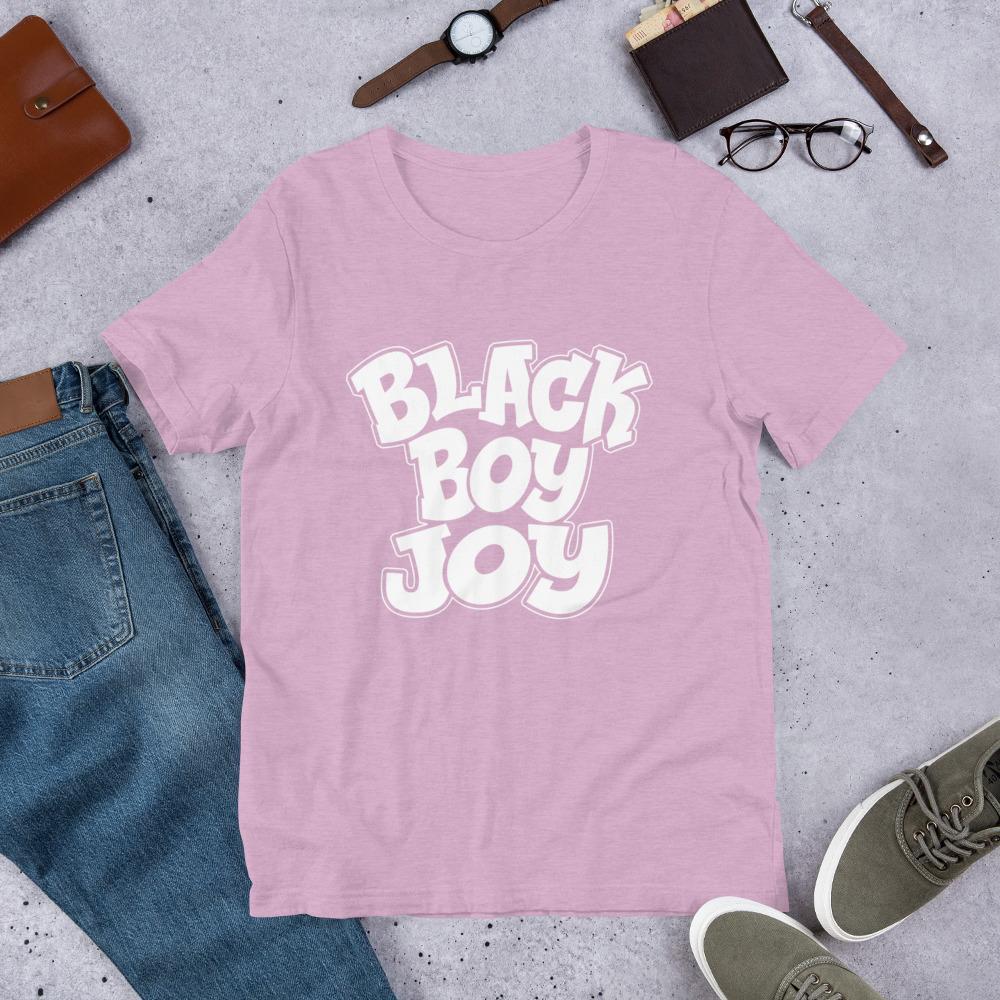 Black Boy Joy Men's Short-Sleeve T-Shirt - Chocolate Ancestor