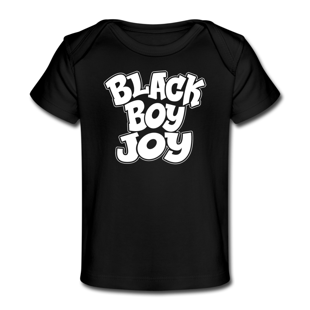 Black Boy Joy Organic Baby T-Shirt - Chocolate Ancestor