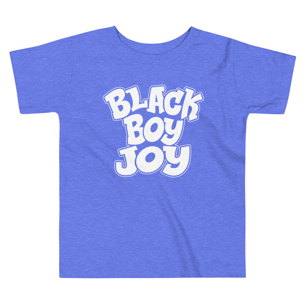 Black Boy Joy Toddler Short Sleeve Tee - Chocolate Ancestor