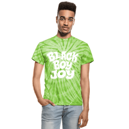 Black Boy Joy Unisex Tie Dye T-Shirt - Chocolate Ancestor