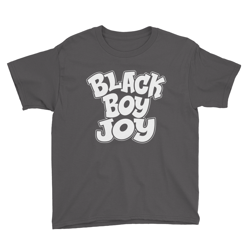 Black Boy Joy Youth Short Sleeve T-Shirt - Chocolate Ancestor