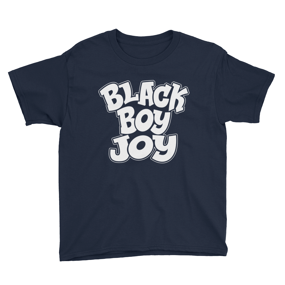 Black Boy Joy Youth Short Sleeve T-Shirt - Chocolate Ancestor