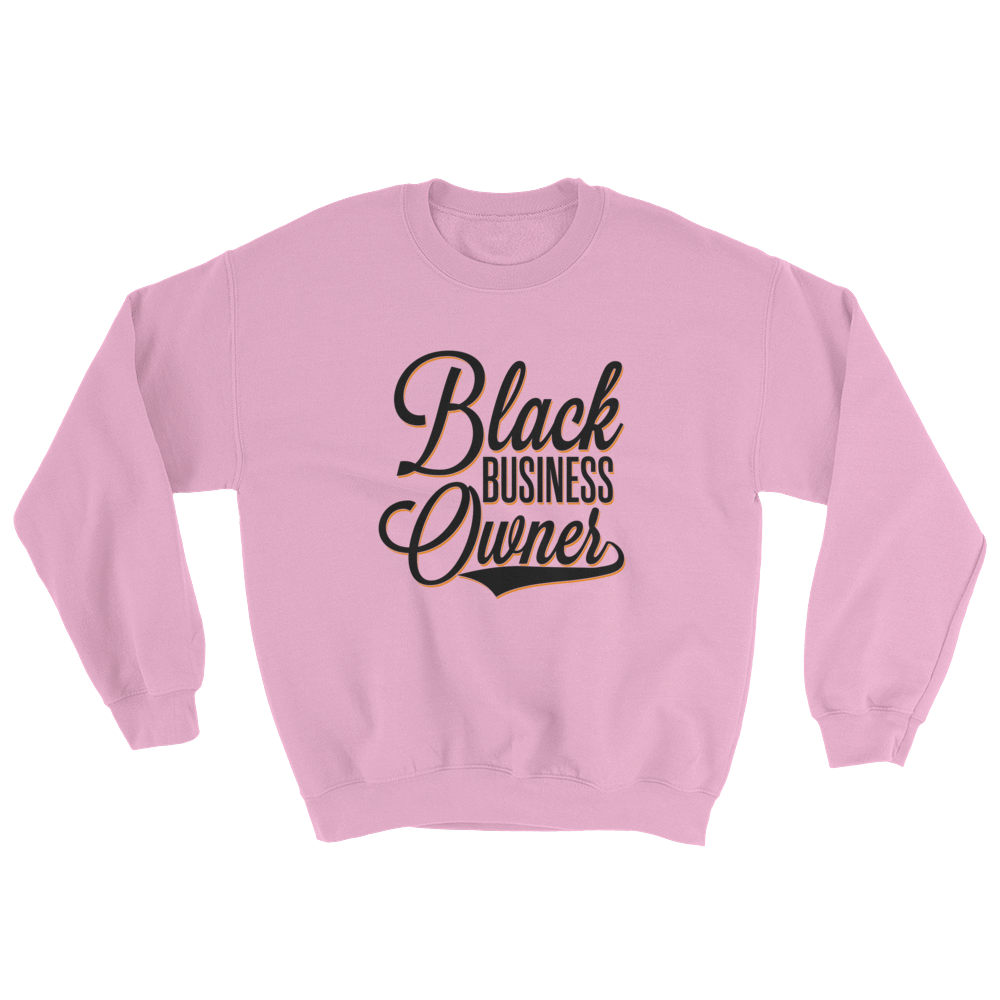 Black Business Owner (Black) Unisex Sweatshirt - Chocolate Ancestor