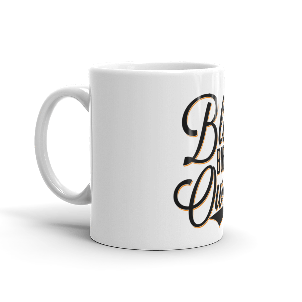 Black Business Owner Cursive Mug - Chocolate Ancestor