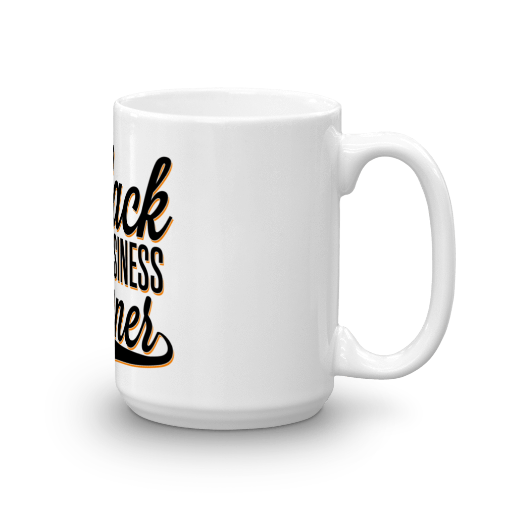 Black Business Owner Cursive Mug - Chocolate Ancestor