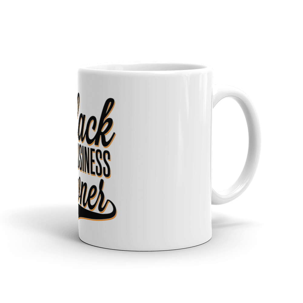 Black Business Owner Cursive Mug - Chocolate Ancestor