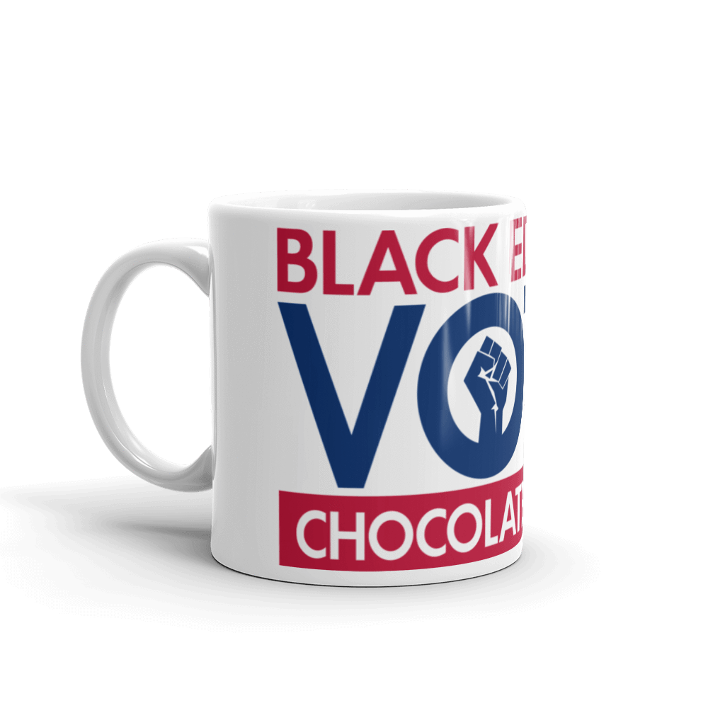 Black Educated Voter Mug - Chocolate Ancestor