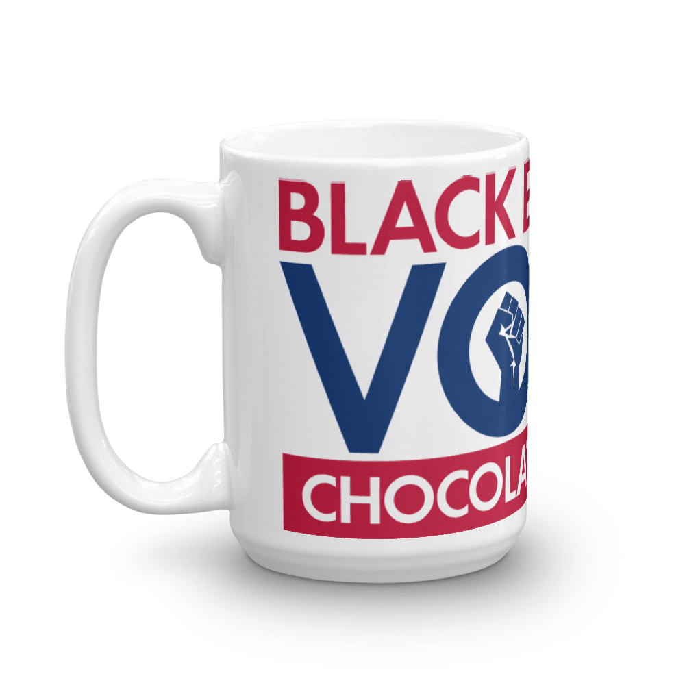 Black Educated Voter Mug - Chocolate Ancestor