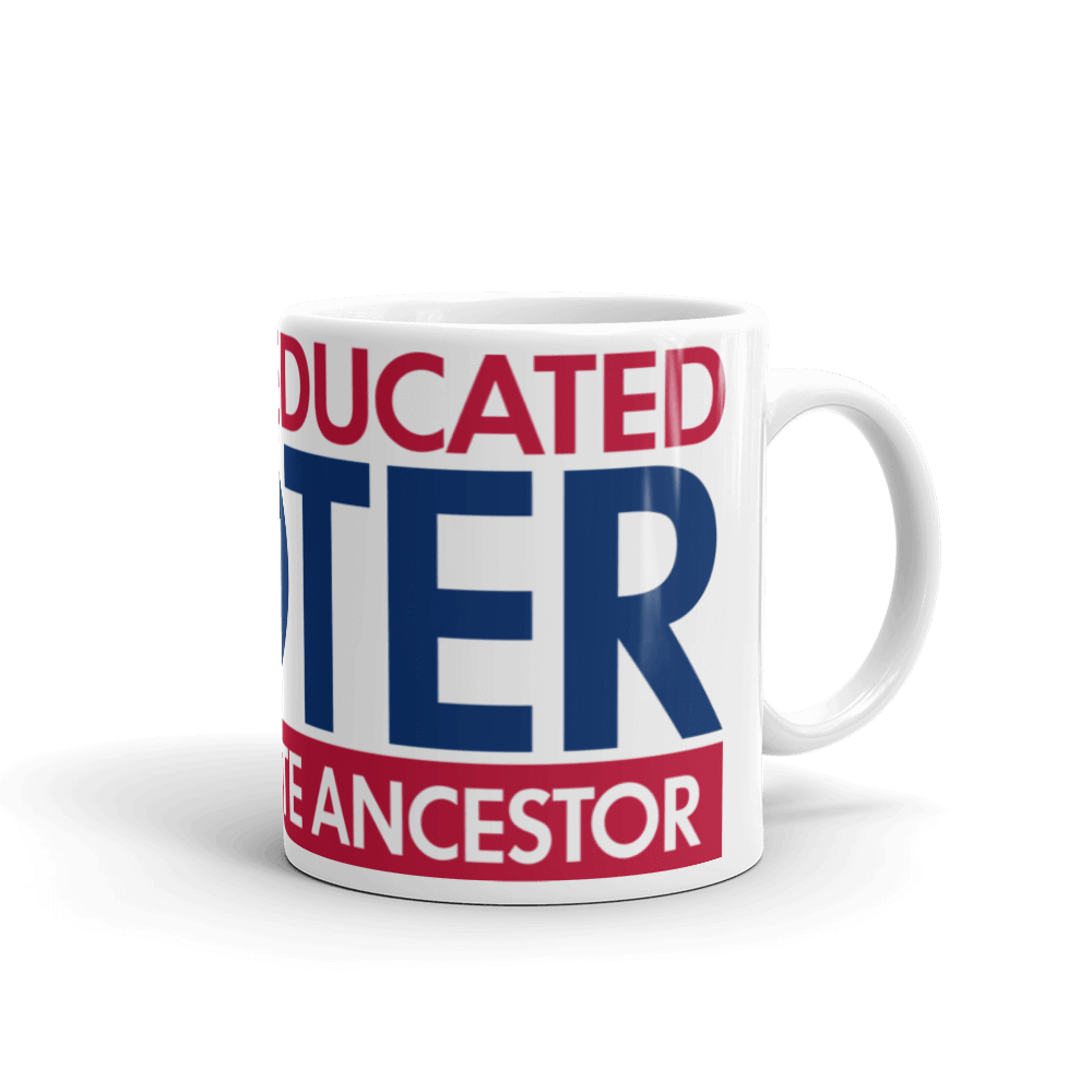 Black Educated Voter Mug - Chocolate Ancestor