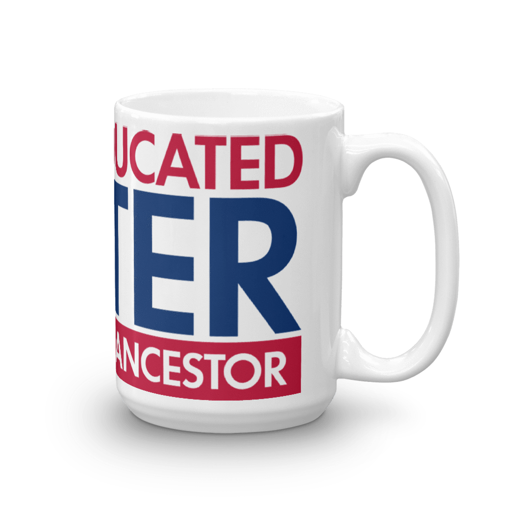 Black Educated Voter Mug - Chocolate Ancestor